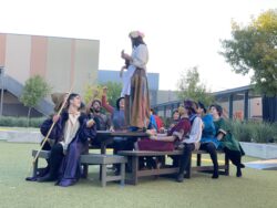 drama in the courtyard